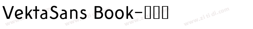 VektaSans Book字体转换